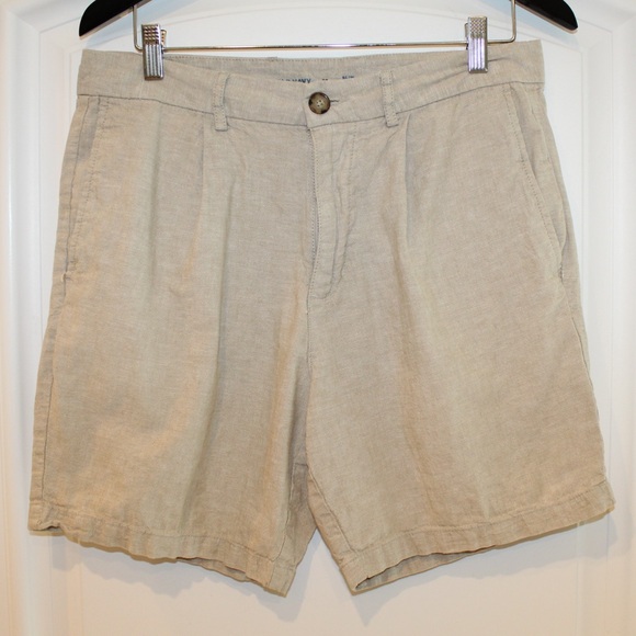Old Navy linen khaki shorts (men’s 32) - Picture 1 of 6